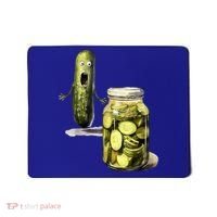Funny Pickle Surprise A Cucumber And A Jar Of Sliced Pickles Gift Mousepad thumb 0