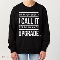 Funny Post Surgery Gag Gifts Get Well Soon Hip Replacement Women's Sweatshirt thumb 0