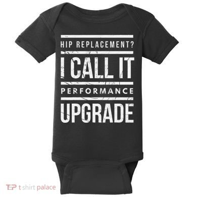 Funny Post Surgery Gag Gifts Get Well Soon Hip Replacement Baby Bodysuit