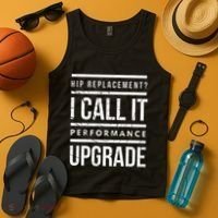 Funny Post Surgery Gag Gifts Get Well Soon Hip Replacement Tank Top thumb 4