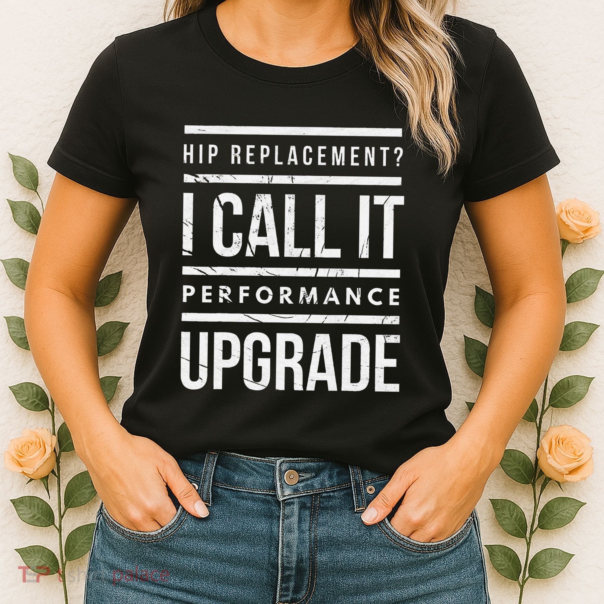 Funny Post Surgery Gag Gifts Get Well Soon Hip Replacement Women's T-Shirt