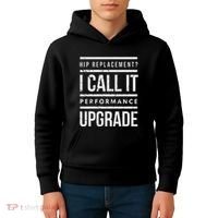 Funny Post Surgery Gag Gifts Get Well Soon Hip Replacement Kids Hoodie thumb 4