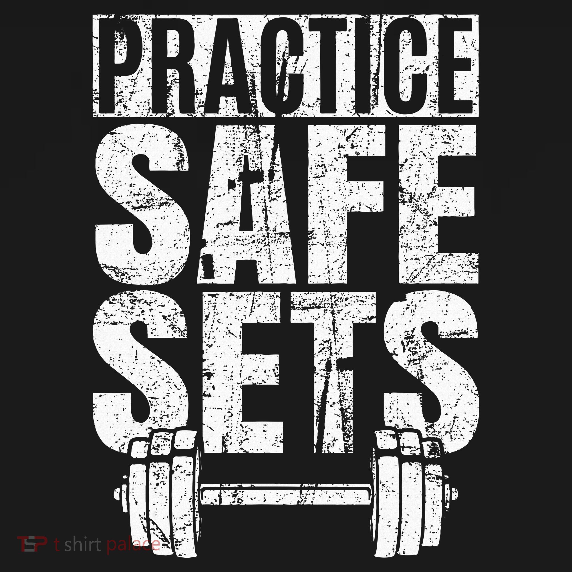 Funny Practice Safe Sets Weight Lifting USA-Made Doggie Bandana