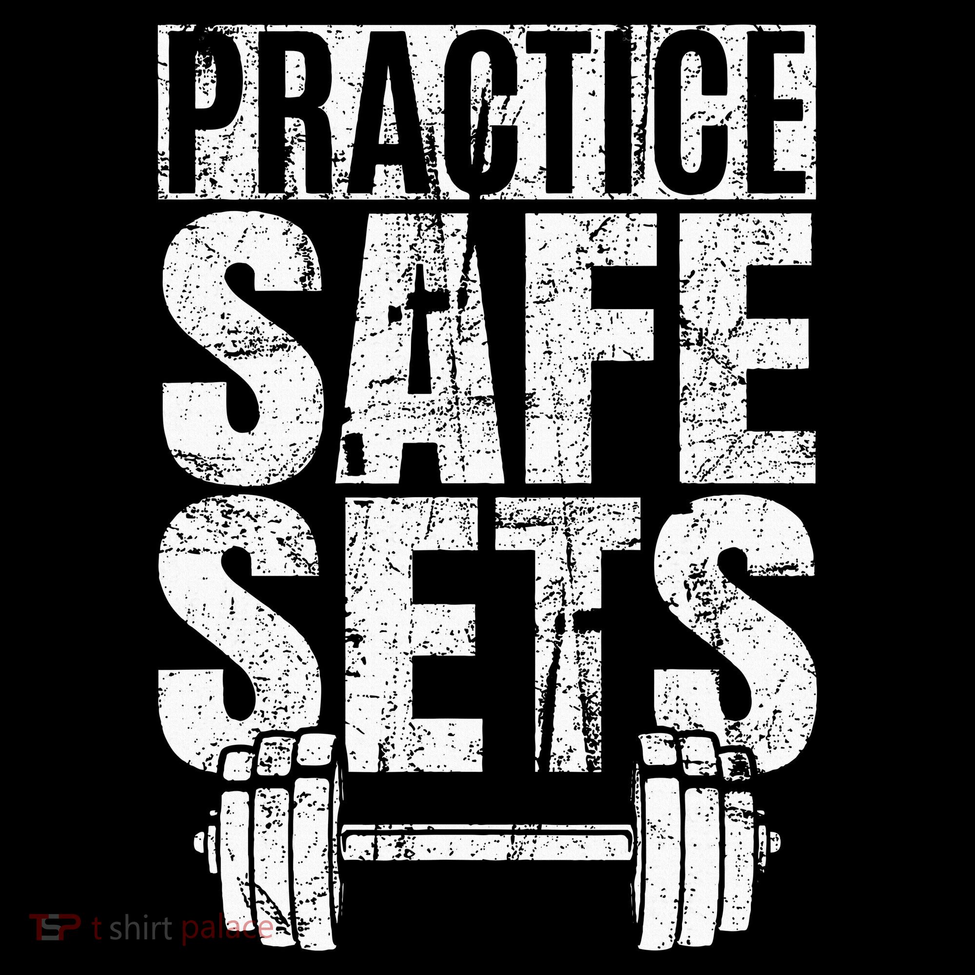 Funny Practice Safe Sets Weight Lifting Long Sleeve Shirt