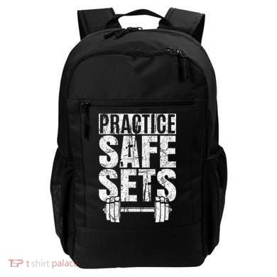 Funny Practice Safe Sets Weight Lifting Backpack