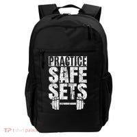 Funny Practice Safe Sets Weight Lifting Backpack thumb 0