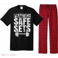 Funny Practice Safe Sets Weight Lifting Pajama Set thumb 0
