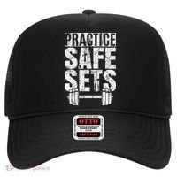 Funny Practice Safe Sets Weight Lifting Hat thumb 0