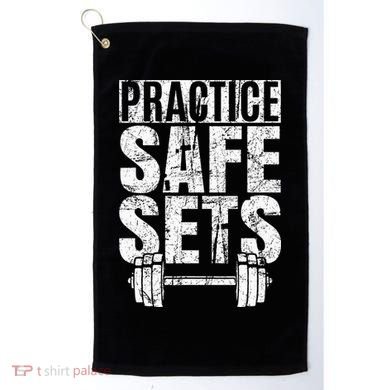 Funny Practice Safe Sets Weight Lifting Golf Towel