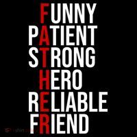 Father Patient Strong Hero Definition Dad Gift Coaster thumb 2