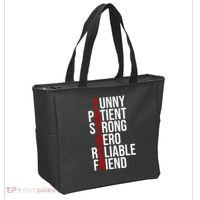 Father Patient Strong Hero Definition Dad Gift Tote Bag thumb 2