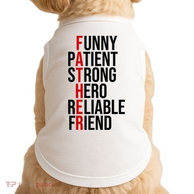 Father Patient Strong Hero Definition Dad Gift Doggie Tank