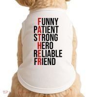 Father Patient Strong Hero Definition Dad Gift Doggie Tank thumb 0