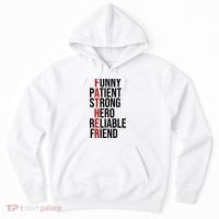 Father Patient Strong Hero Definition Dad Gift Hoodie thumb 0
