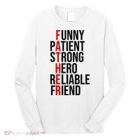 Father Patient Strong Hero Definition Dad Gift Long Sleeve Shirt thumb 0