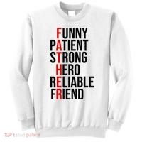 Father Patient Strong Hero Definition Dad Gift Sweatshirt thumb 0