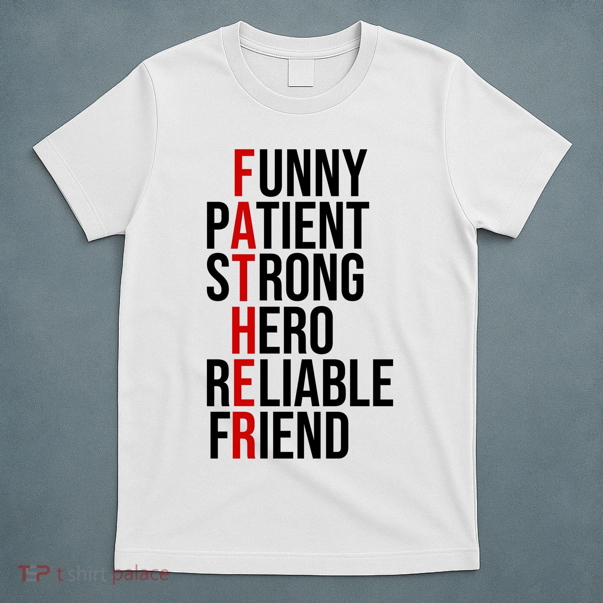 Father Patient Strong Hero Definition Dad Gift T-Shirt