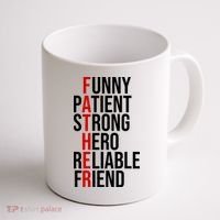 Father Patient Strong Hero Definition Dad Gift Coffee Mug thumb 1