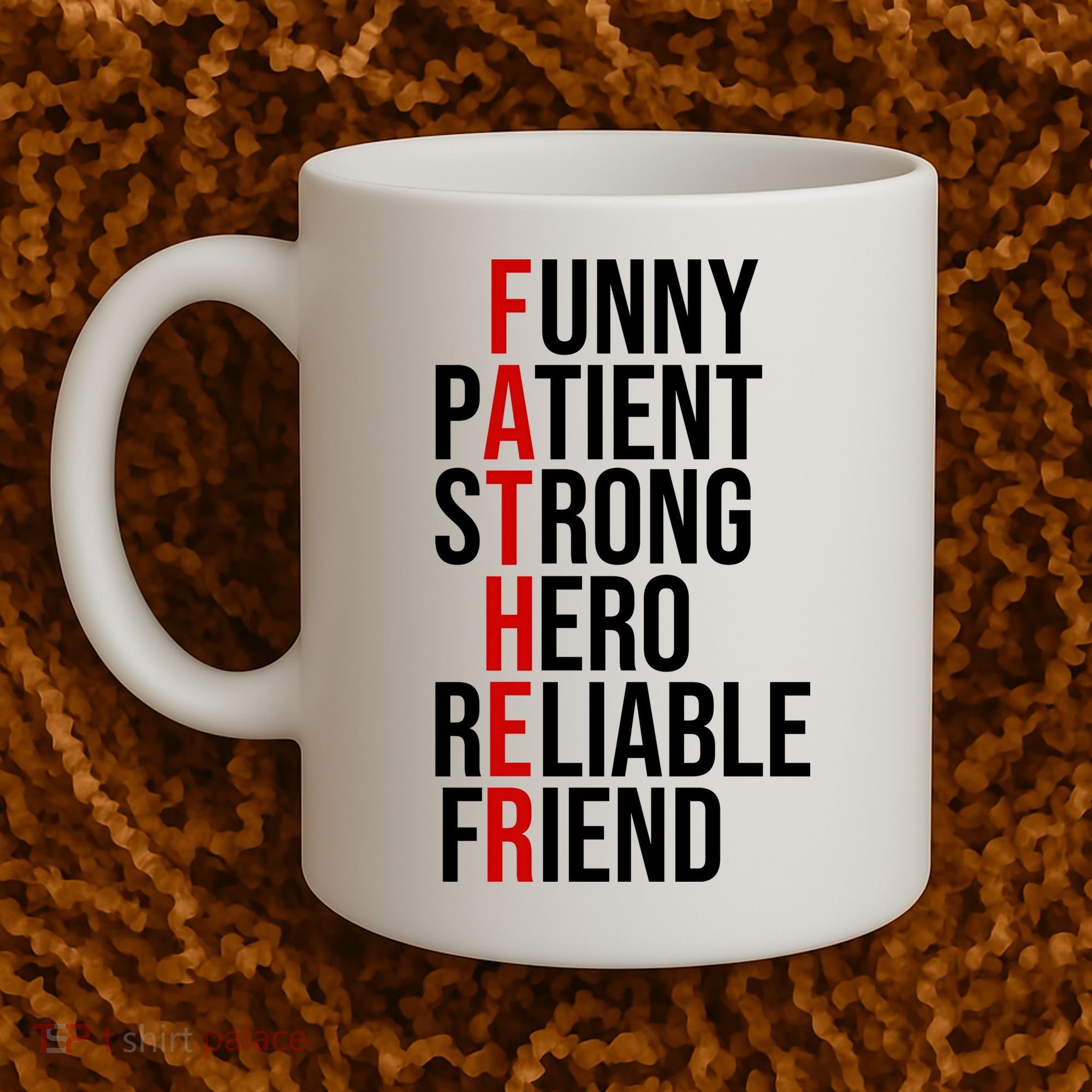 Father Patient Strong Hero Definition Dad Gift Coffee Mug