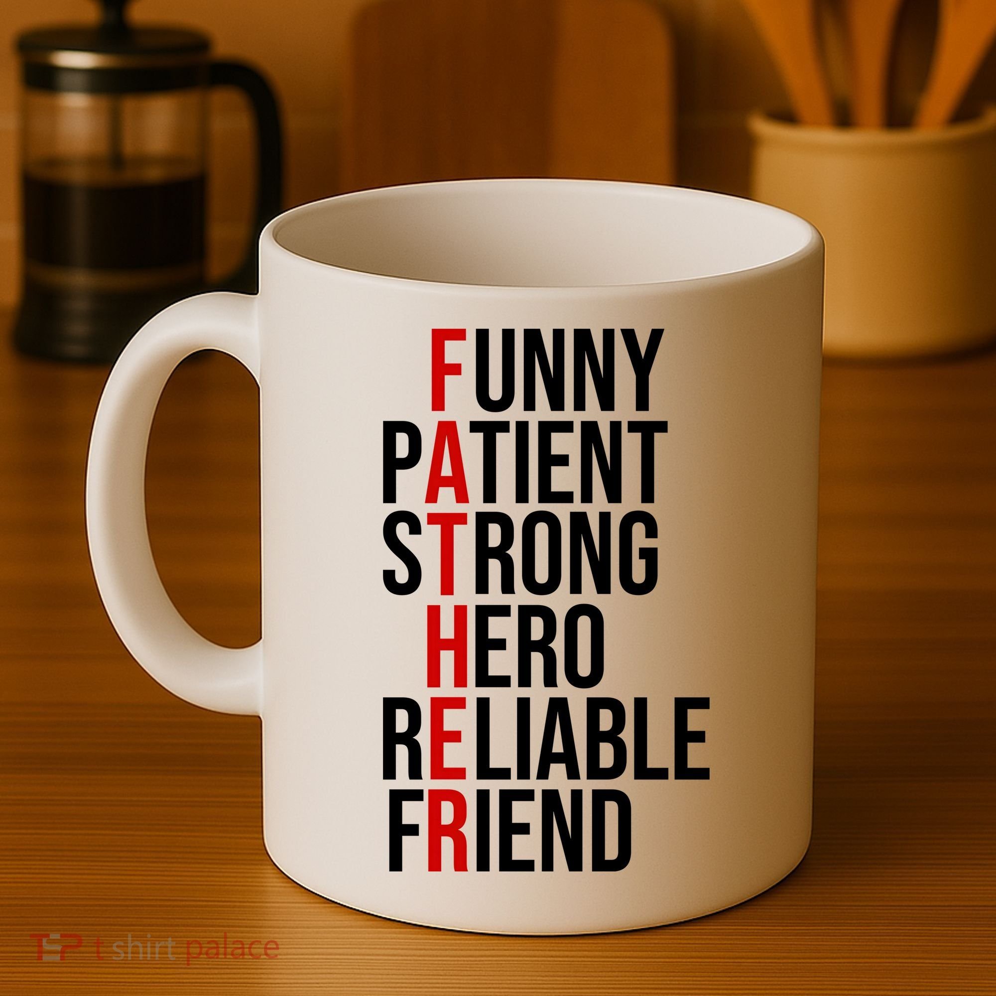 Father Patient Strong Hero Definition Dad Gift Coffee Mug