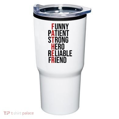 Father Patient Strong Hero Definition Dad Gift Tumbler