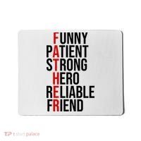 Father Patient Strong Hero Definition Dad Gift Mousepad thumb 0