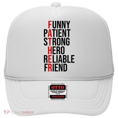 Father Patient Strong Hero Definition Dad Gift Hat