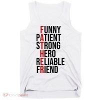Father Patient Strong Hero Definition Dad Gift Tank Top thumb 0