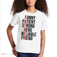 Father Patient Strong Hero Definition Dad Gift Kids T-Shirt thumb 2