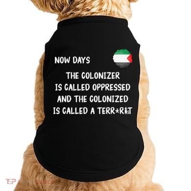 Free Palestine Support Middle East Peace Doggie Tank