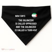 Free Palestine Support Middle East Peace USA-Made Doggie Bandana thumb 0