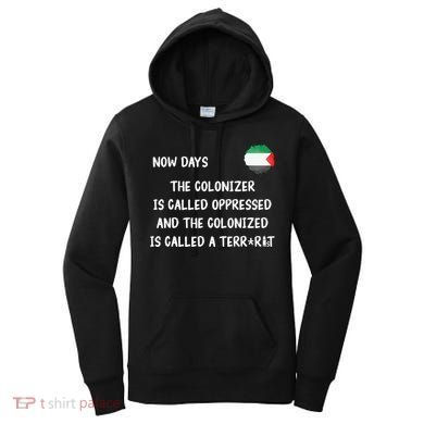Free Palestine Support Middle East Peace Women's Hoodie