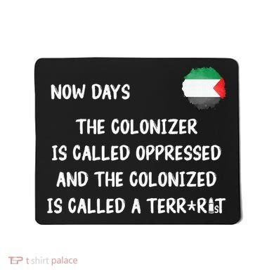 Free Palestine Support Middle East Peace Mousepad