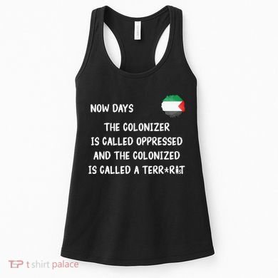 Free Palestine Support Middle East Peace Women's Tank Top