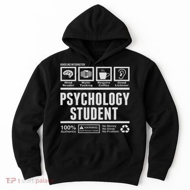 Funny Psychology Student Handling Information Hoodie
