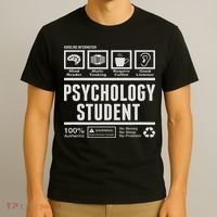Funny Psychology Student Handling Information T-Shirt thumb 3