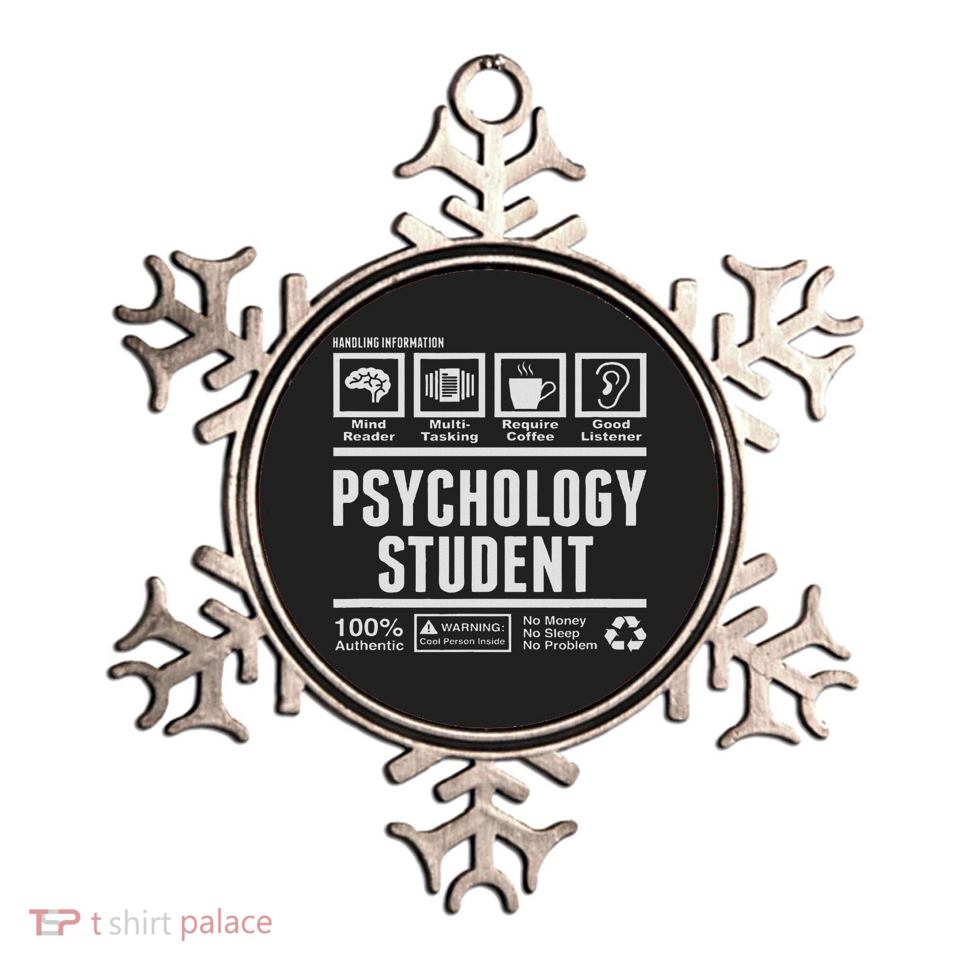 Funny Psychology Student Handling Information Ornament
