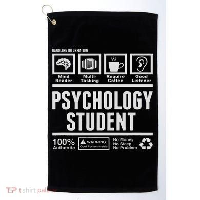 Funny Psychology Student Handling Information Golf Towel