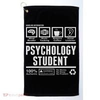 Funny Psychology Student Handling Information Golf Towel thumb 0