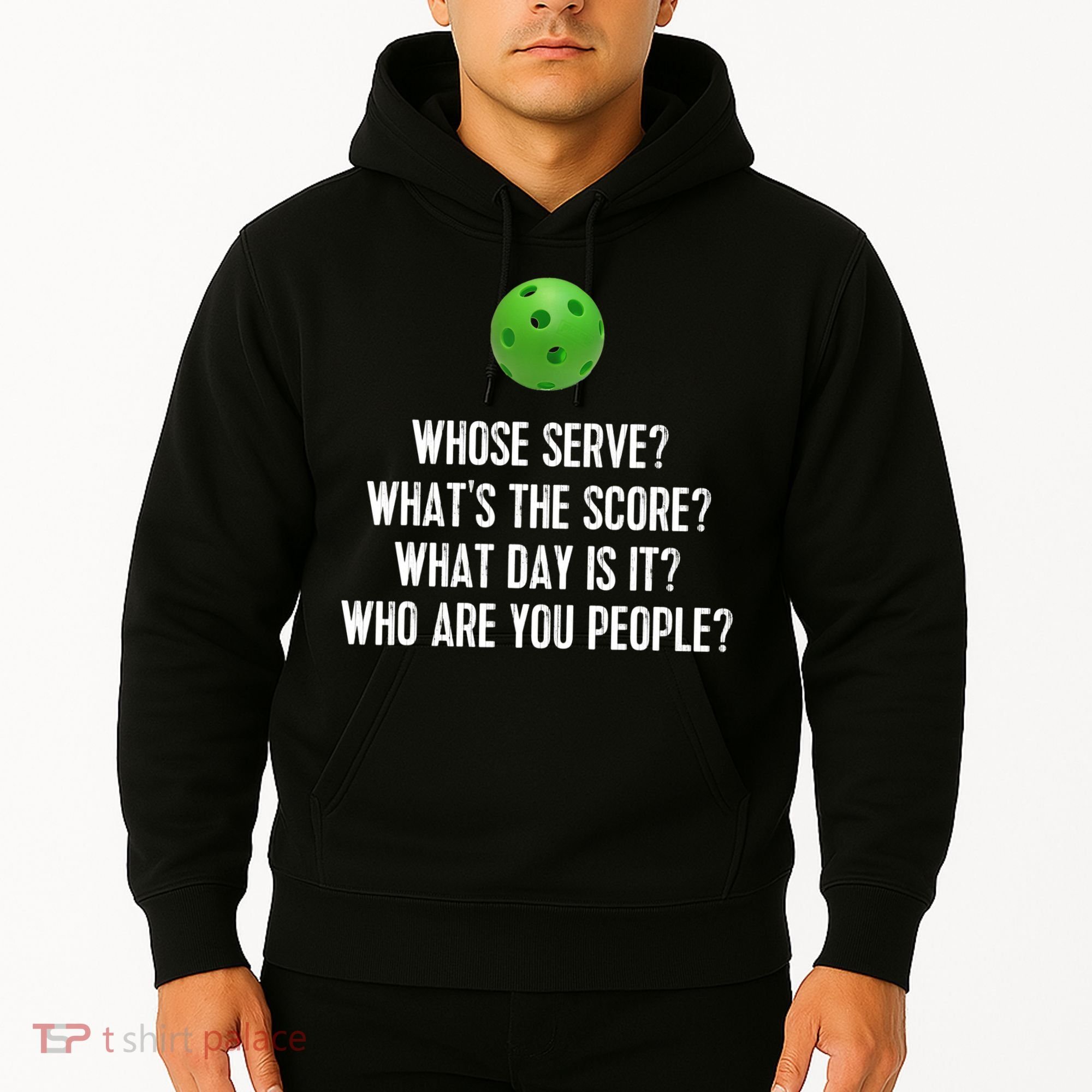 Funny Pickleball Shirt Whose Serve League Pickleball Team TShirt Hoodie