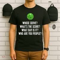 Funny Pickleball Shirt Whose Serve League Pickleball Team TShirt T-Shirt thumb 6