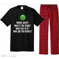 Funny Pickleball Shirt Whose Serve League Pickleball Team TShirt Pajama Set thumb 0