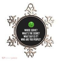 Funny Pickleball Shirt Whose Serve League Pickleball Team TShirt Ornament thumb 0