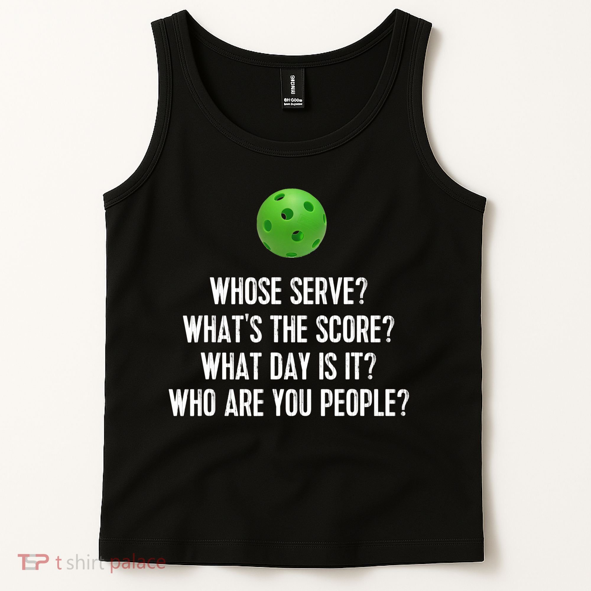 Funny Pickleball Shirt Whose Serve League Pickleball Team TShirt Tank Top