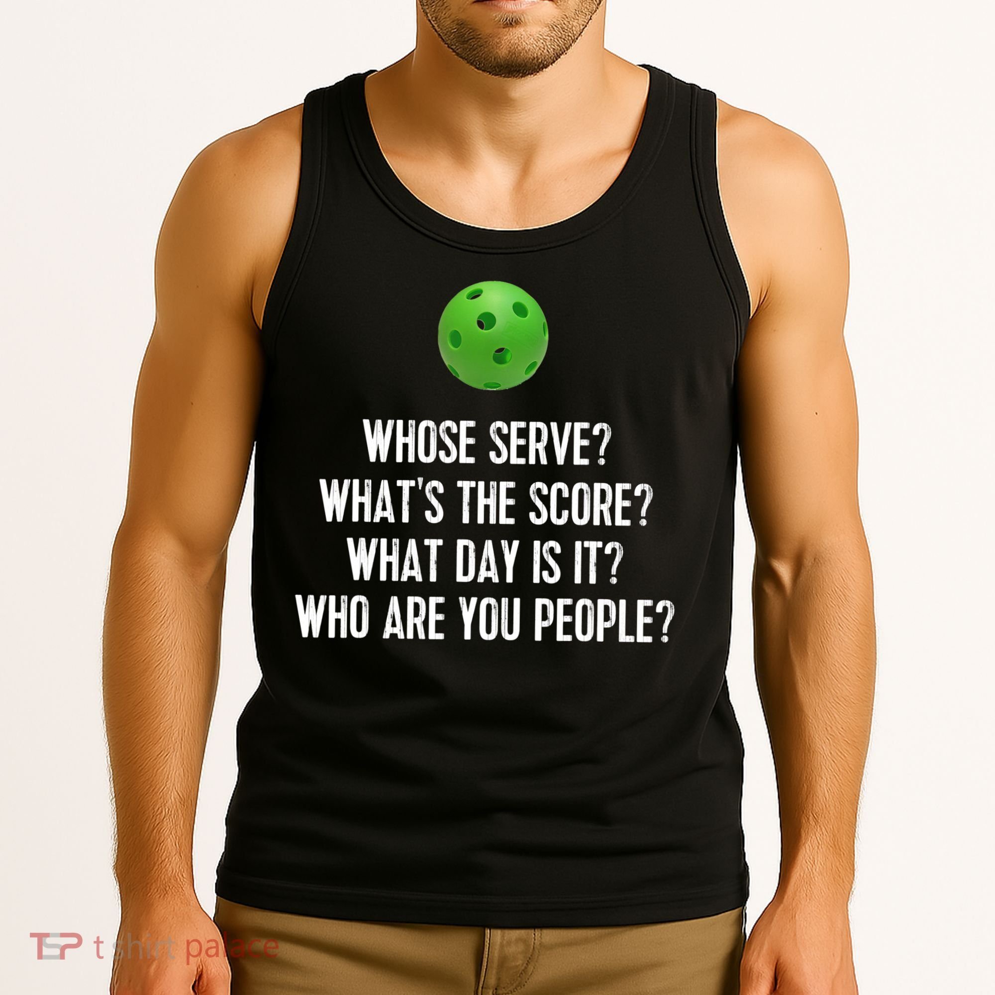 Funny Pickleball Shirt Whose Serve League Pickleball Team TShirt Tank Top