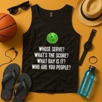 Funny Pickleball Shirt Whose Serve League Pickleball Team TShirt Tank Top thumb 4
