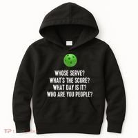 Funny Pickleball Shirt Whose Serve League Pickleball Team TShirt Kids Hoodie thumb 0