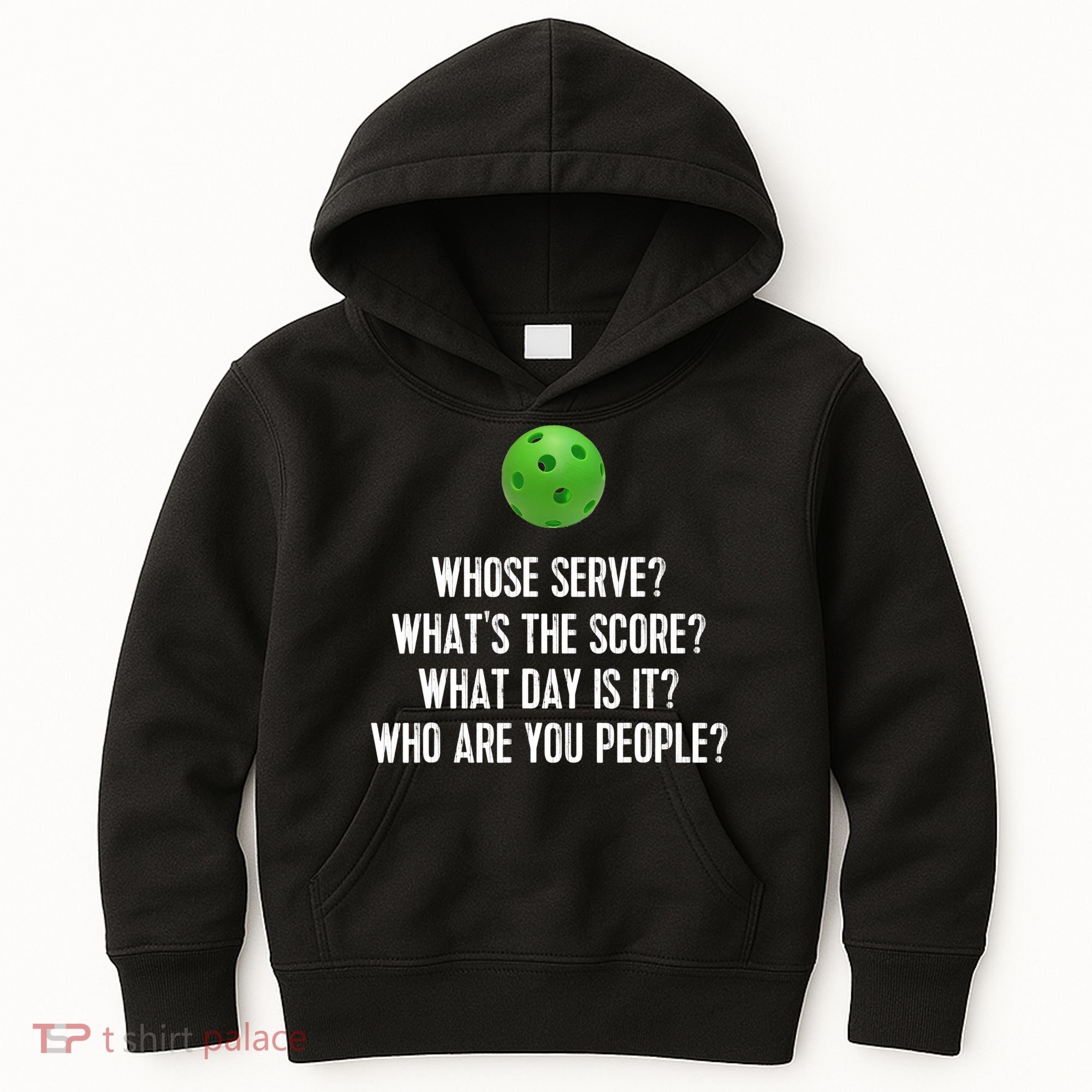 Funny Pickleball Shirt Whose Serve League Pickleball Team TShirt Kids Hoodie
