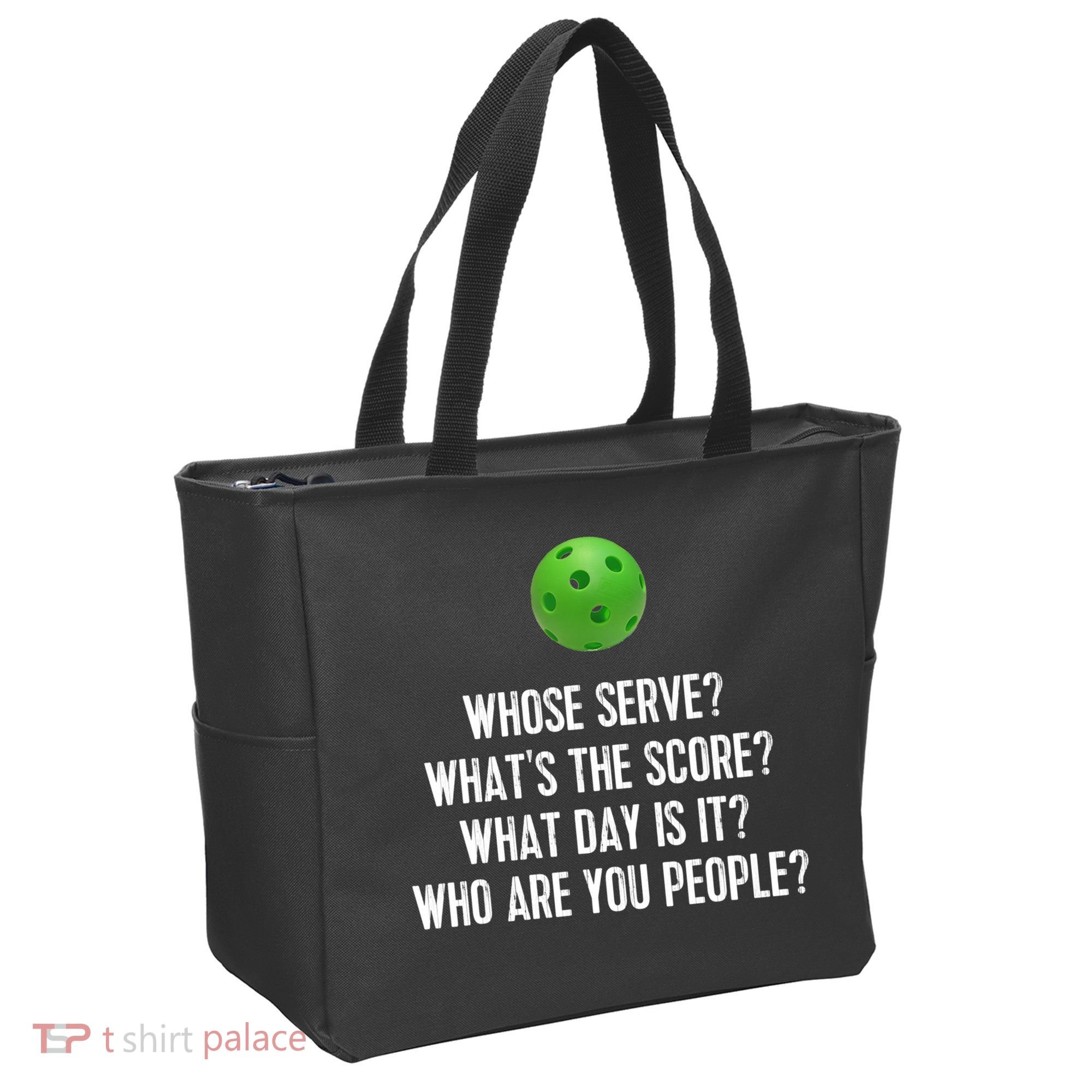 Funny Pickleball Shirt Whose Serve League Pickleball Team TShirt Tote Bag