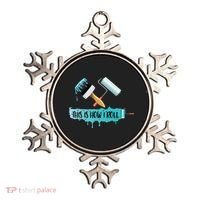 Funny Painter Saying Paint Roller And Brush This Is How I Roll Cool Gift Ornament thumb 0